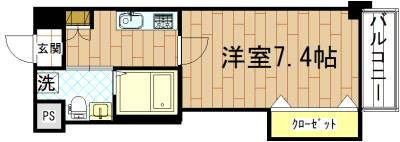 HF四条河原町レジデンスの間取り
