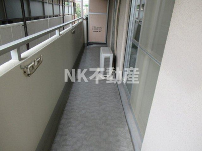 【バルコニー】 | メゾンイサム（新深江賃貸） | バルコニーです