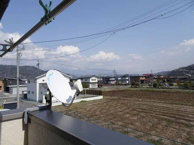 諏訪市中洲　中古住宅の展望|東南方面の眺望です