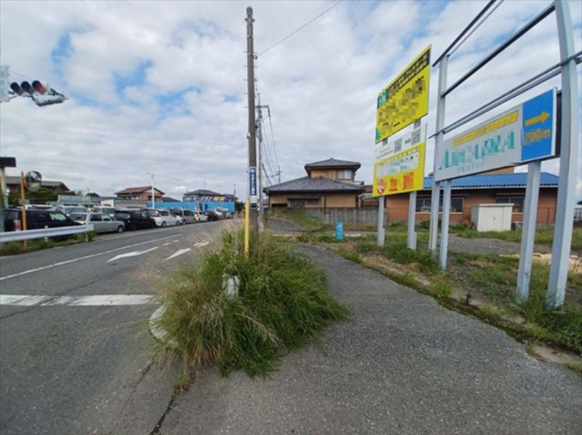 【前面道路含む現地写真】 | 熊谷市玉井 750万 土地