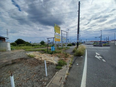 【前面道路含む現地写真】 | 熊谷市玉井 750万 土地