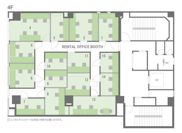 【区画図】 | BIZ circle 大阪東梅田