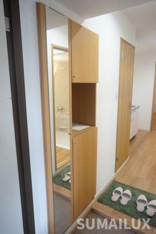 熊本市中央区新大江１丁目の賃貸マンションの玄関