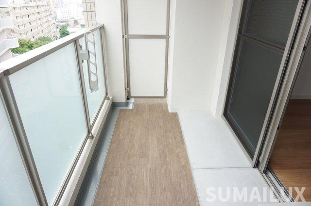 熊本市中央区新大江１丁目の賃貸マンションのバルコニー