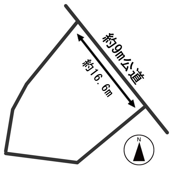 ５４４６６　瑞穂市生津内宮町土地の区画図