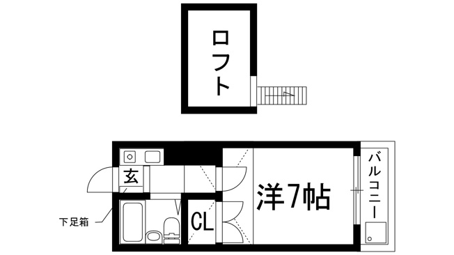 【間取り】 | マンショントニオー能勢口第2