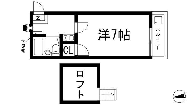 【間取り】 | マンショントニオー能勢口第2