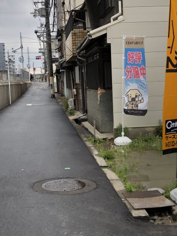 ＳＡＮＳＥＥＤ玉津2の前面道路含む現地写真|前道の写真です。
幅員3.15ｍです。