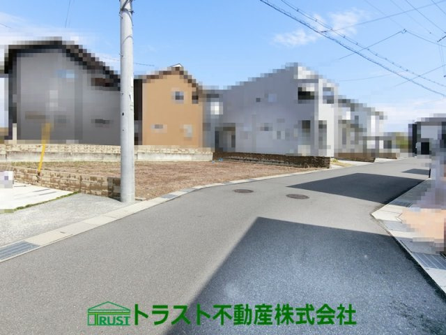 明石市大久保町松陰 土地の前面道路含む現地写真