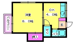 【間取り】 | ヴィラージュ博多南