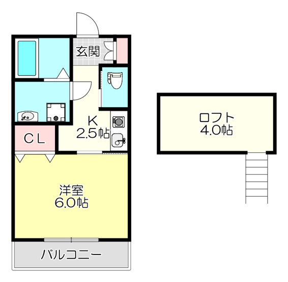 【間取り】 | パレスハナテンⅠ