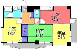 【間取り】 | メゾンエイコー能登川II