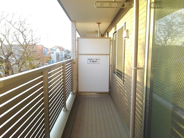 グレイスフルパークのバルコニー