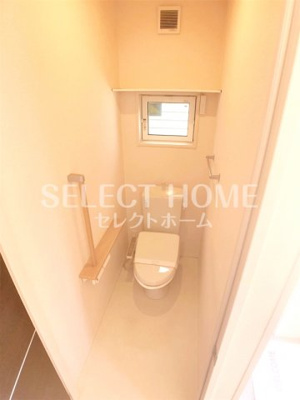 【トイレ】 | ファミール柱　Ｃ棟 | ゆったりとした空間のトイレです