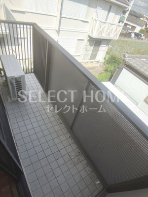 【バルコニー】 | 法性寺ハイツアネックス | 同型タイプ