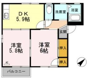 【間取り】 | 法性寺ハイツアネックス