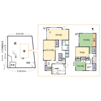 【間取り】 | 修学院檜峠町　土地200坪　邸宅