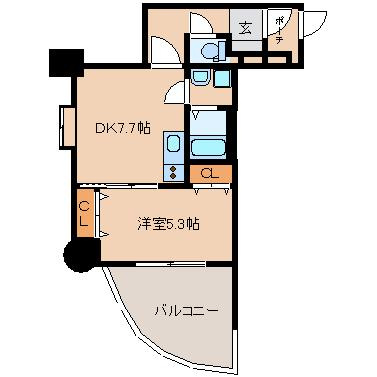 【間取り】 | ランドマークシティ梅田東