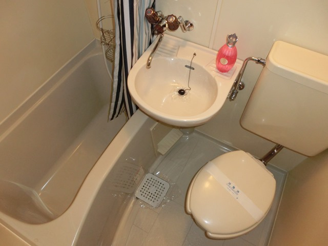 トレンディ岡野の浴室