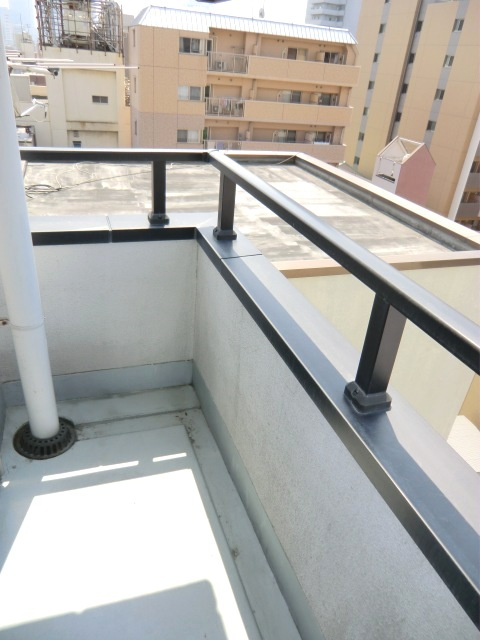 ソシオリバーハイツのバルコニー