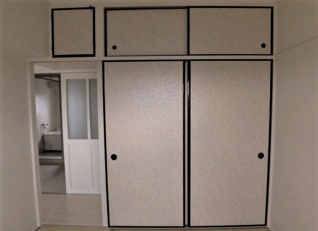 ビレッジハウス米子1号棟の収納|402号室の写真（反転あり）