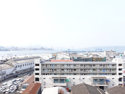 【展望】 | パブリコーポ鴎橋 | もう少し晴れていたら、海が綺麗に見えるのですが。。。。現地からの眺望（2020年4月8日9：00頃）撮影