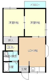 【間取り】 | コーポホワイトハウス