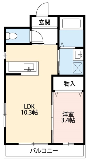 【間取り】 | ラ・ぺジブル
