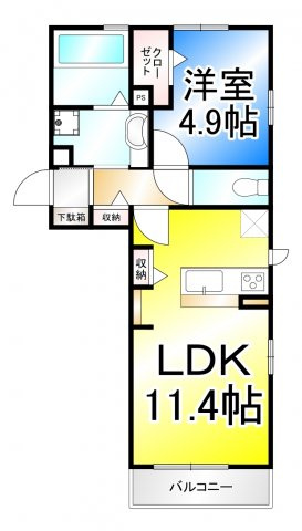 グリーンコート本郷の間取り