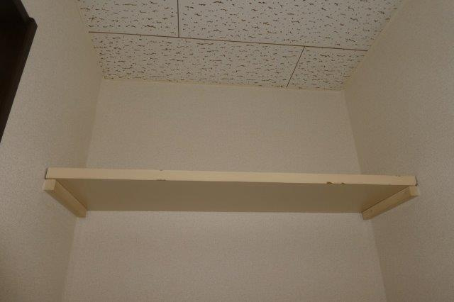 メゾンセンチュリーＢの洗面所|洗濯機上棚