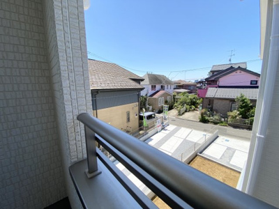 【展望】 | 現地見学会　さいたま市緑区三室土地50坪新築分譲住宅 | 2号棟バルコニーからの眺望です