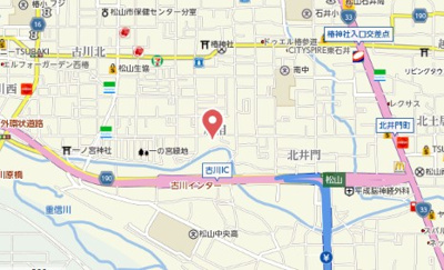 【地図】 | フォブール北井門　Ｂ棟