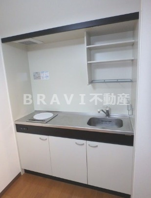HugE1（ヒュージ1）　BRAVI不動産のキッチン|【HugE1（ヒュージ1）】キッチンでお料理をお楽しみください