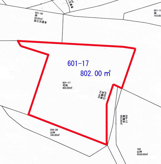 【土地図】 | 柏の森売地