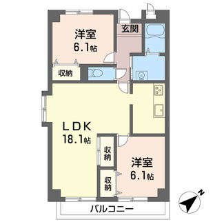 【間取り】 | パルティール小柴
