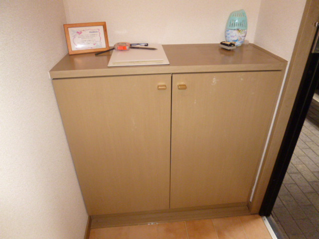 レイモンドサンヴィレッジＢの玄関|シューズボックス