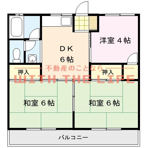 福寿コーポ【キャッシュバック対象物件】の間取り