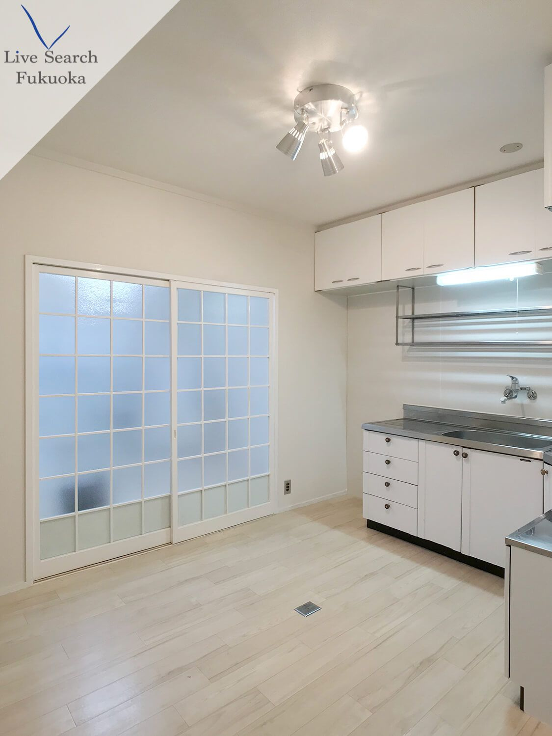 タイタス薬院の居間・リビング|タイタス薬院（3DK）