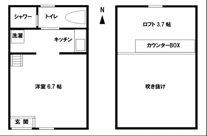 サンマリノ草野C棟【キャッシュバック対象】の間取り