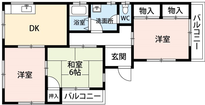 【間取り】 | エレガンスハイツ