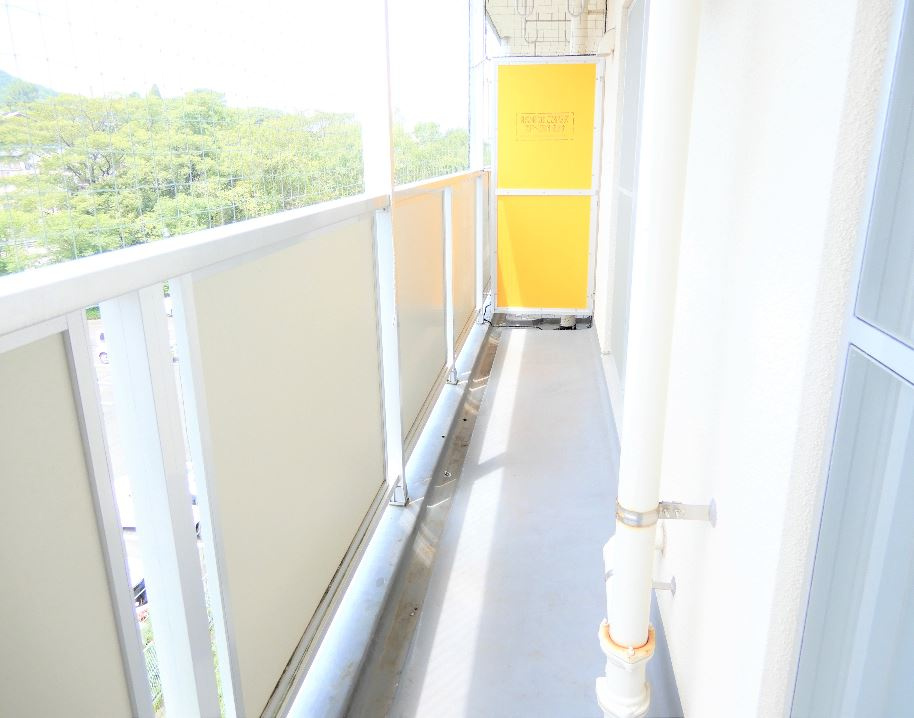 ビレッジハウス大牟田【キャッシュバック対象物件】のバルコニー