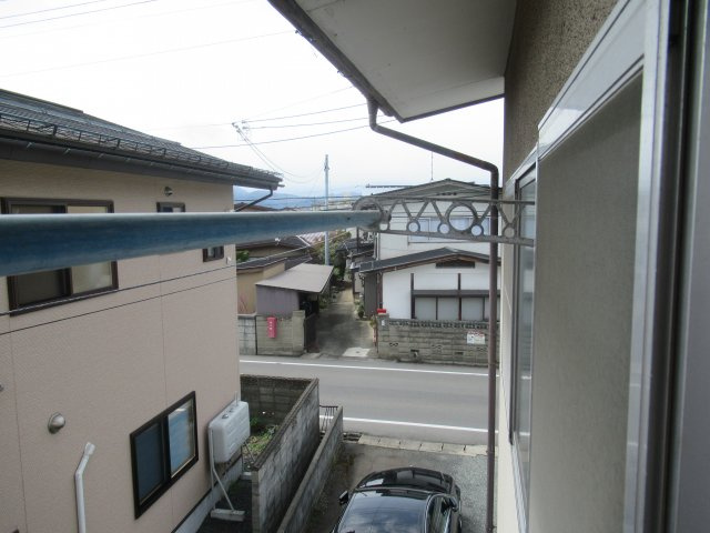 ハイム上町のバルコニー