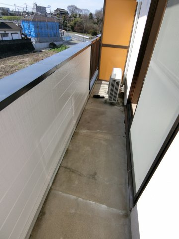 コーポ幸【キャッシュバック対象物件】のバルコニー|落ち着いた時間を過ごせるバルコニーです