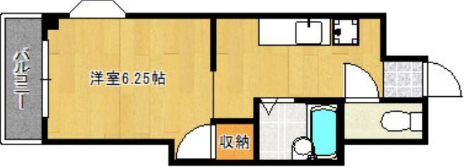 コーポ幸【キャッシュバック対象物件】の間取り