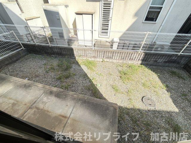 ジーライズ加古川河原のバルコニー