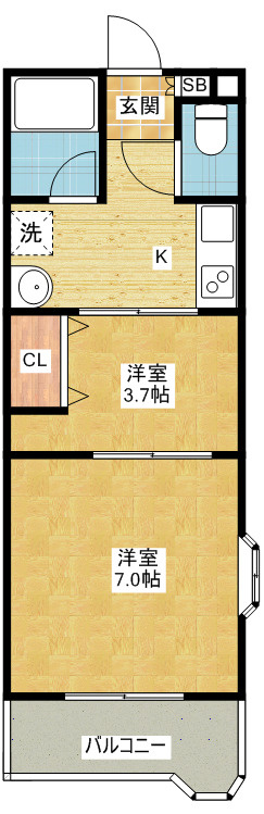 シティサンフラワーの間取り|シティサンフラワー