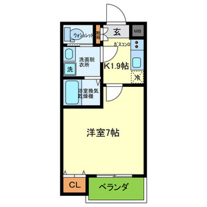 【間取り】 | アッシュメゾン加美正覚寺Ⅷ