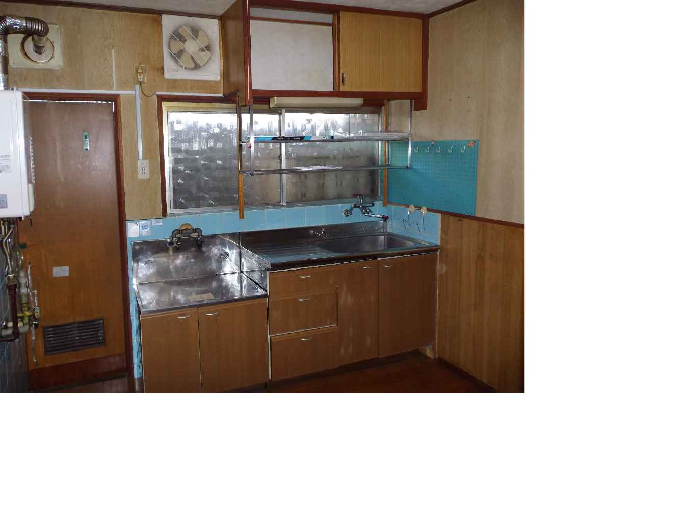 西野戸建てのキッチン