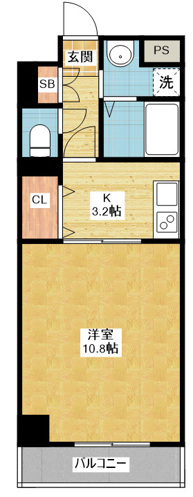 音羽壱番館SAKAE | 名古屋市の賃貸ならMy賃貸の間取り|音羽壱番館SAKAE