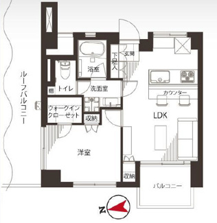 【間取り】 | シャンポール高井戸　８階部分 | シャンポール高井戸　８階部分